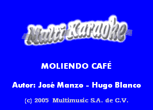 MOLIENDO CAFE

Anton Jam's Manzo - Hugo Blanco

(C) 2005 Multinlusic SA. de C.V.