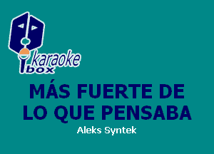 Aleks Syntek