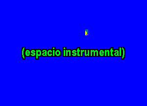 (espacio instrumental)