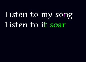 Listen to my 50'1g
Listen to it soar