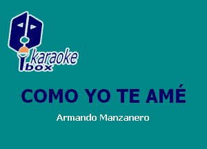 Armando Manzanero