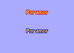 Ra? amor