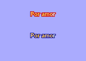 Ra? amor