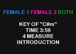 KEYOFCmn

NME359
4MEASURE
INTRODUCHON