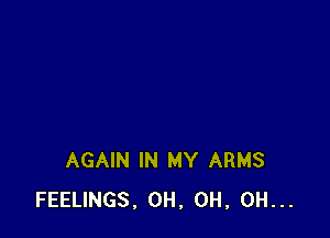 AGAIN IN MY ARMS
FEELINGS, 0H, 0H, 0H...