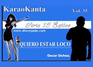 Ka raoKanta w. 35

f .
m! QUIERO ESTAR LOCO

(beam