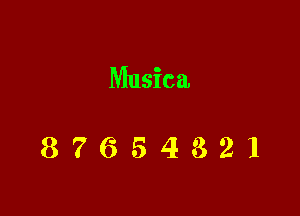 Musica

87654321