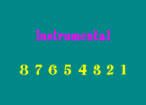 87654321