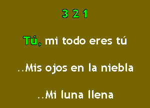 321

Tu, mi todo eres tu

..Mis ojos en la niebla

..M1' luna llena