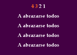 4321

A abrazarse todos

A abrazarse todos
A abrazarse todos

A abrazarse todos