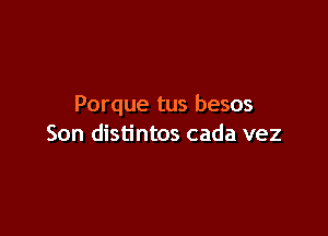 Porque t-