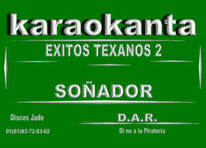 karacakatmita

EXETOS TEXANOS 2

SONADOR

Discos Jm . 0.1L R.

WSWVNMR Di mm In Piraima