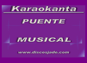 W'

Kara okan ta

MUSICAL

www.discosjadc.cotn