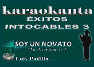 Hgaann- unllsannnlt an
EXITOS
INTOCABLES N3

SOY UN NOVATO

)I-NI

Wk Luis l'mlillu.