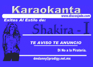 Kamakangazi

Exllos A! EstNo do.-

TE AVISO TE ANUNCIO

0i No I a Pinalbn'a.

dmdannmprodigymtmx