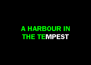 A HARBOUR IN

THE TEMPEST