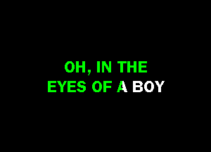 0H, IN THE

EYES OF A BOY