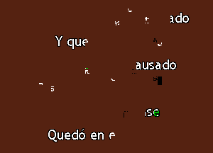 Quedd en .9