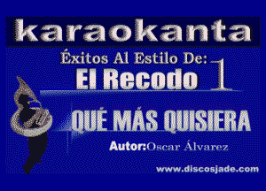 ken raaka nta
Exitos A1 Estilo Dez

Elllltemnuimn l

zzIf'-s.g W W-- .......

H mm was umsnm
Automkmr .XEvuw-z

www.diacosjaae.com