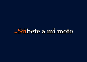 Sitbete a 111i moto