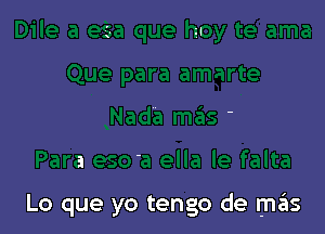 Lo que yo tengo de msiis