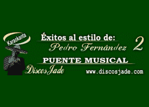 r W3 Exitgahalwgstilo dcz
Y? yerb'o ?Ermimlez 2

gaigw .. PUENTE MUSICAL
Emowgmic m . discosjade. com

g
