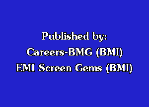 Published by
Careers-BMG (BM!)

EMI Screen Gems (BMI)