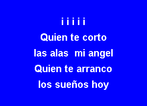 Quien te corto

las alas mi angel

Quien te arranco
los suerios hoy