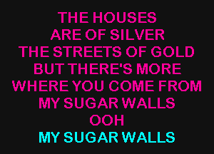 MY SUGAR WALLS