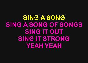 SING ASONG