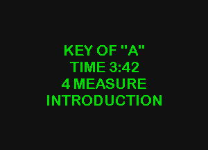 KEY OF A
TIME 3242

4MEASURE
INTRODUCTION