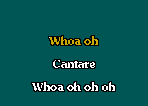 Whoa oh

Cantare

Whoa oh oh oh