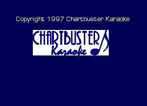 Copyright 1997 Chambusner Karaoke

i WEE