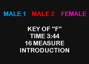 MALE1

KEYOFP'

'HME3M4
16MEASURE
INTRODUCHON