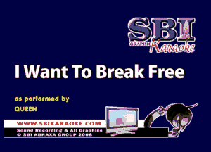 I Want To Break Free

Q?

as perlatmad by