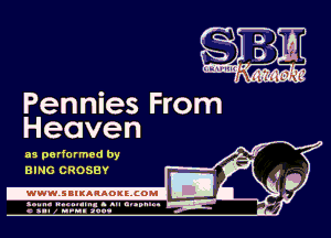 Pennies From
Heaven

as performed by
BING CROSBY