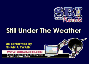 as performed by
SHANIA TWAIN