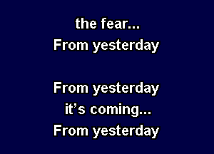 the fear...
From yesterday

From yesterday
ifs coming...
From yesterday