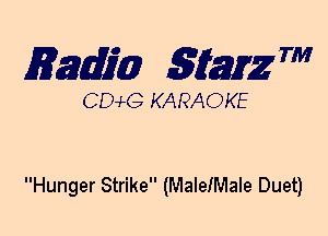mm 5mg 7'

CEHG KARAOKE

Hunger Strike (MaleIMale Duet)