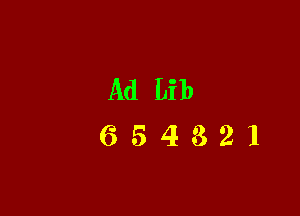 AdLib
654321