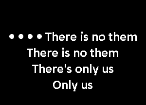 0 0 0 0 There is no them

There is no them
There's only us
Only us