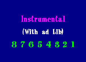 (W'rthadLib)
87654321