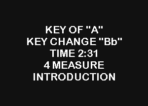 KEYOFA
KEYCHANGEBU'

WME231
4MEASURE
INTRODUCHON