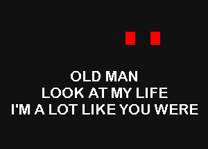 OLD MAN
LOOK AT MY LIFE
I'M A LOT LIKE YOU WERE