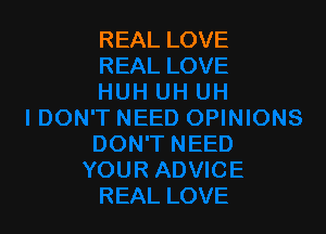REAL LOVE