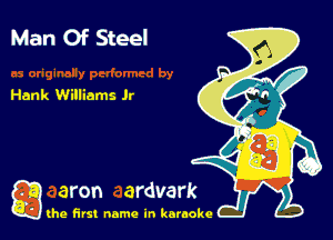 Man Of Steel

Hank Williams Jr

g the first name in karaoke