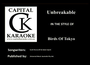 c A l 'l I A I Unbreakable
Q

Ix A Ix A0 k I. Birds 0mm