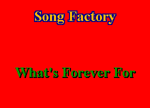 Song Factory