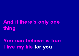 for you