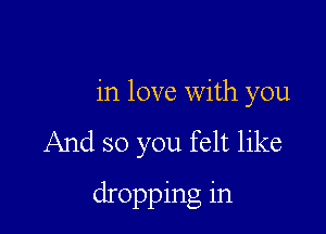 Still in love with you

I'm not that chained up

little person